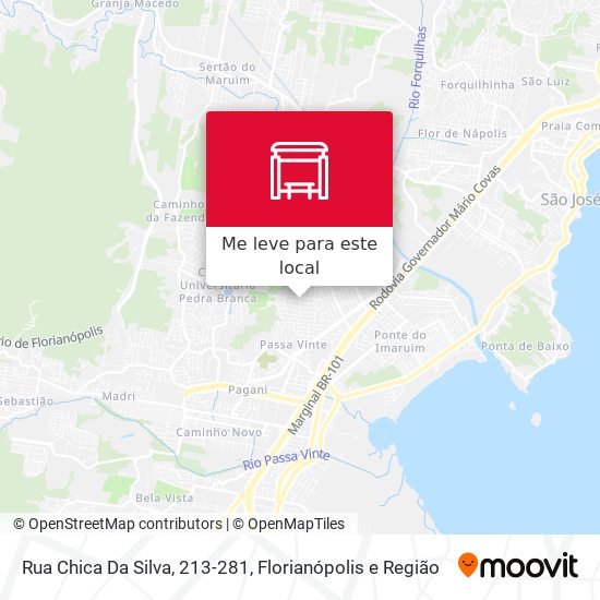 Rua Chica Da Silva, 213-281 mapa