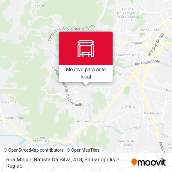 Rua Miguel Batista Da Silva, 418 mapa