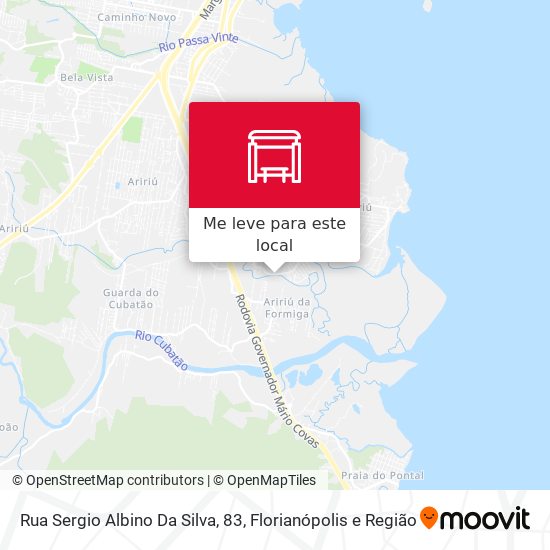 Rua Sergio Albino Da Silva, 83 mapa