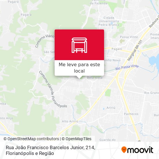 Rua João Francisco Barcelos Junior, 214 mapa