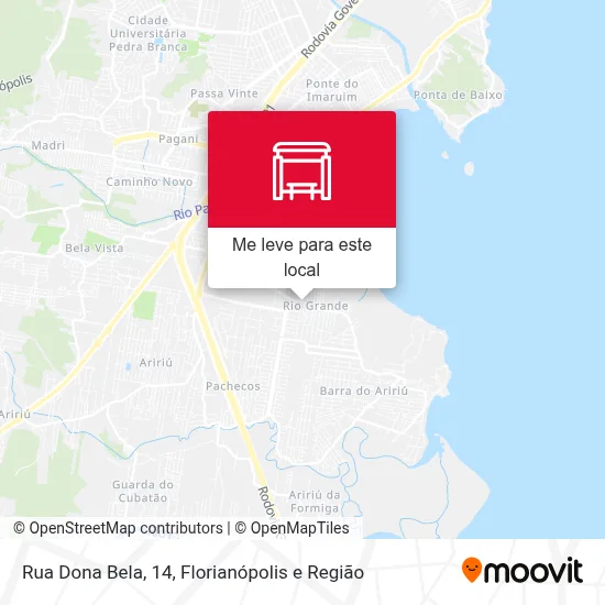 Rua Dona Bela, 14 mapa