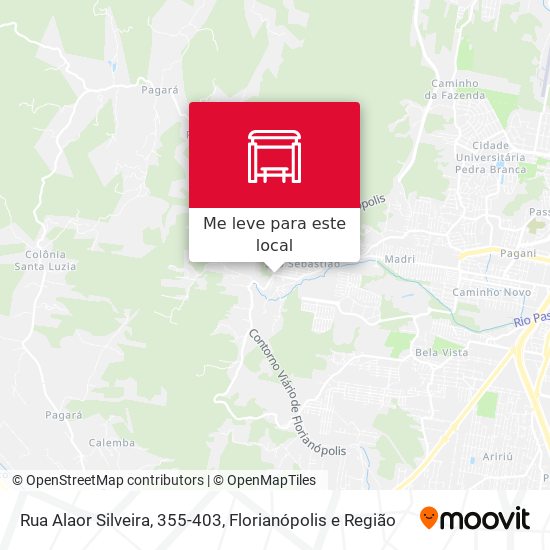 Rua Alaor Silveira, 355-403 mapa