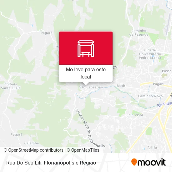 Rua Do Seu Lili mapa