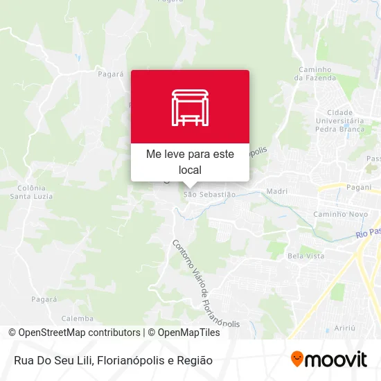 Rua Do Seu Lili mapa