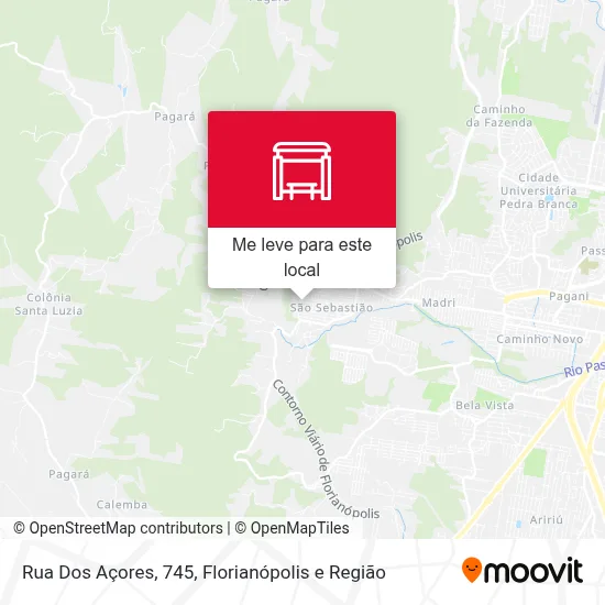 Rua Dos Açores, 745 mapa