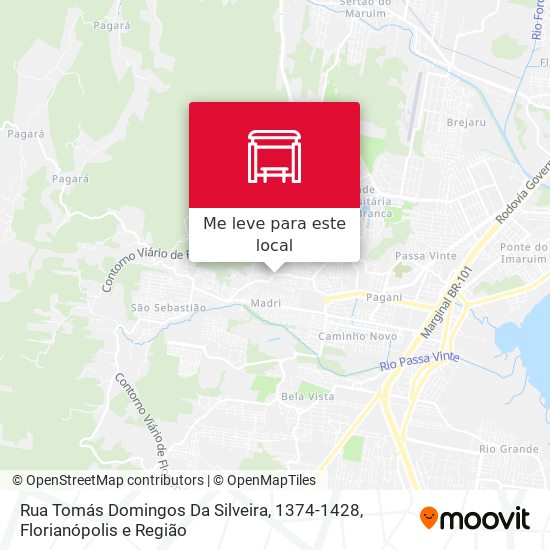 Rua Tomás Domingos Da Silveira, 1374-1428 mapa