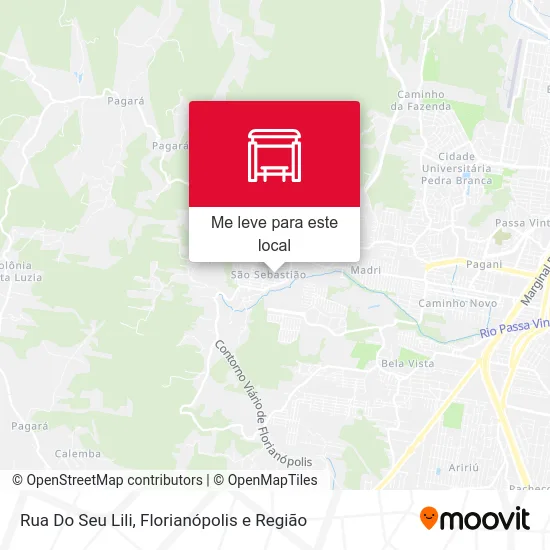 Rua Do Seu Lili mapa