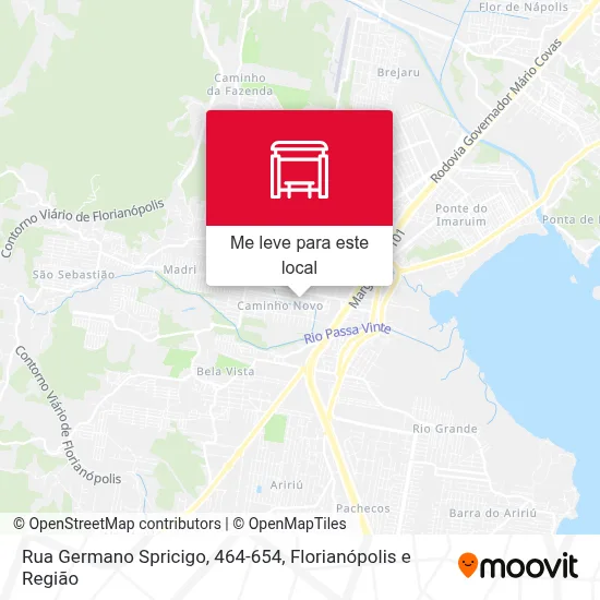 Rua Germano Spricigo, 464-654 mapa