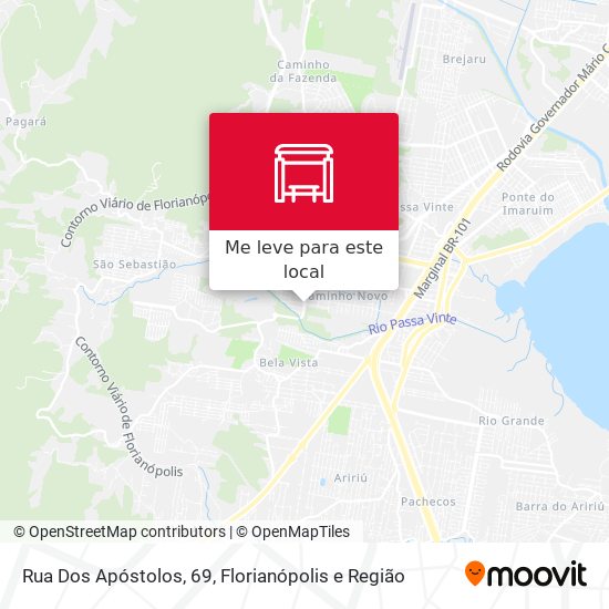 Rua Dos Apóstolos, 69 mapa