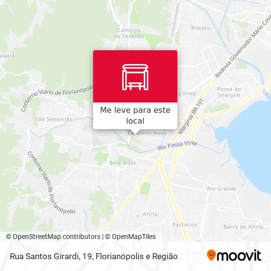 Rua Santos Girardi, 19 mapa
