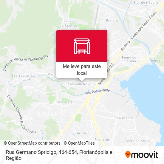 Rua Germano Spricigo, 464-654 mapa