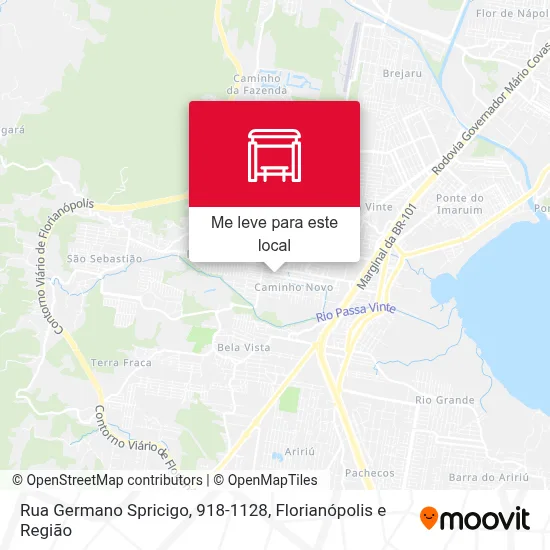 Rua Germano Spricigo, 918-1128 mapa