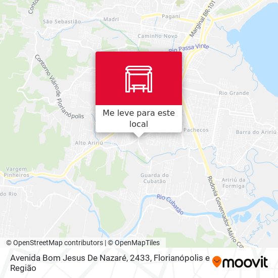 Avenida Bom Jesus De Nazaré, 2433 mapa