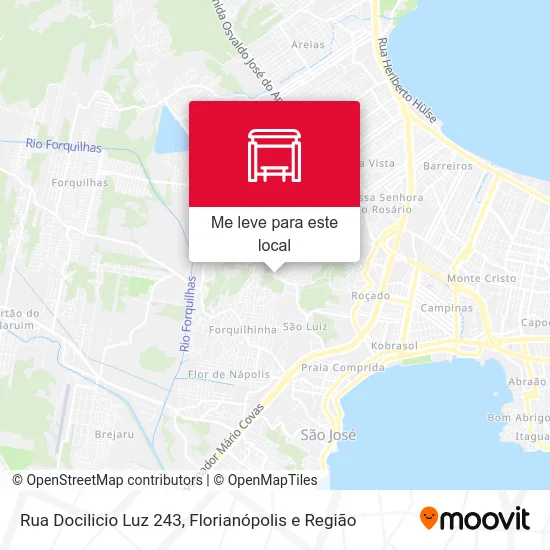 Rua Docilicio Luz 243 mapa