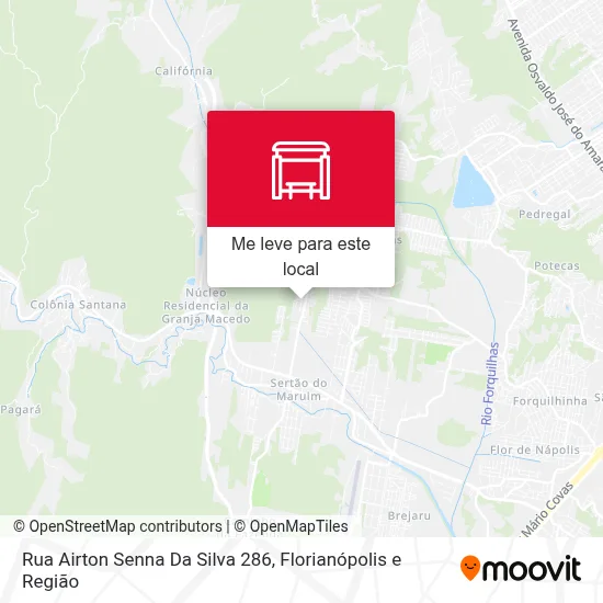 Rua Airton Senna Da Silva 286 mapa