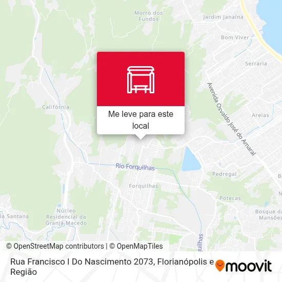 Rua Francisco I Do Nascimento 2073 mapa