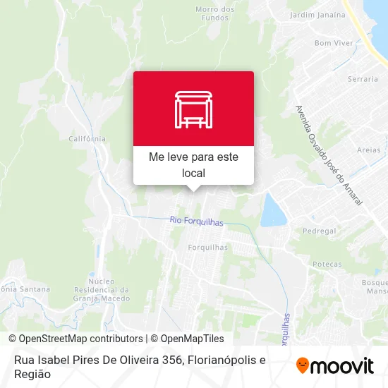 Rua Isabel Pires De Oliveira 356 mapa