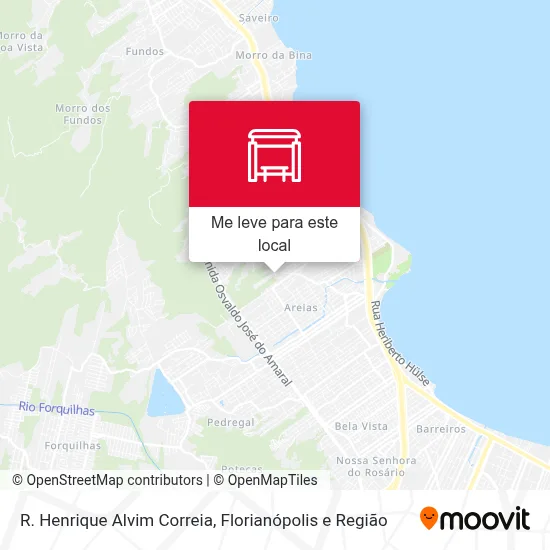 R. Henrique Alvim Correia mapa