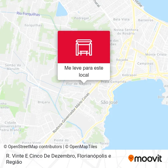 R. Vinte E Cinco De Dezembro mapa