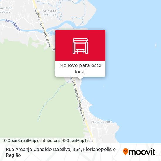 Rua Arcanjo Cândido Da Silva, 864 mapa