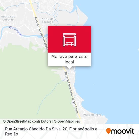 Rua Arcanjo Cândido Da Silva, 20 mapa