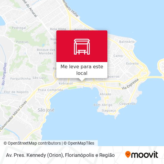 Av. Pres. Kennedy (Orion) mapa