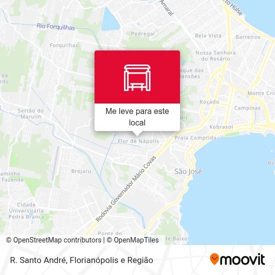 R. Santo André mapa