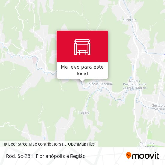 Rod. Sc-281 mapa