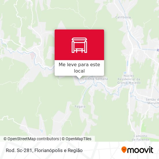 Rod. Sc-281 mapa