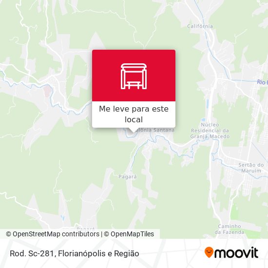 Rod. Sc-281 mapa