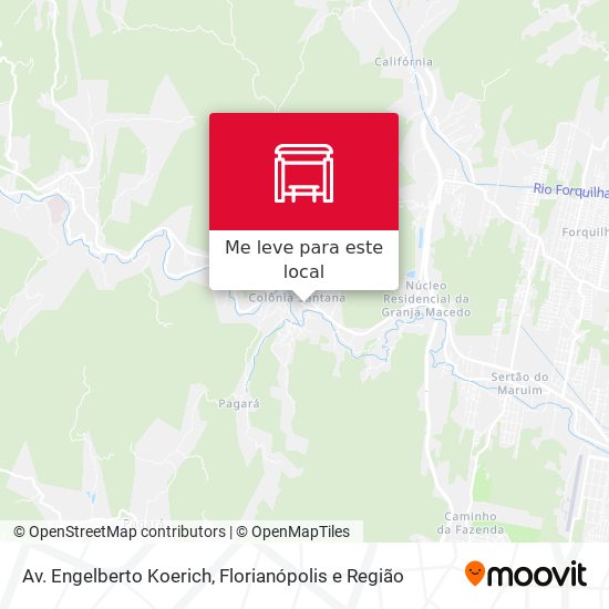 Av. Engelberto Koerich mapa