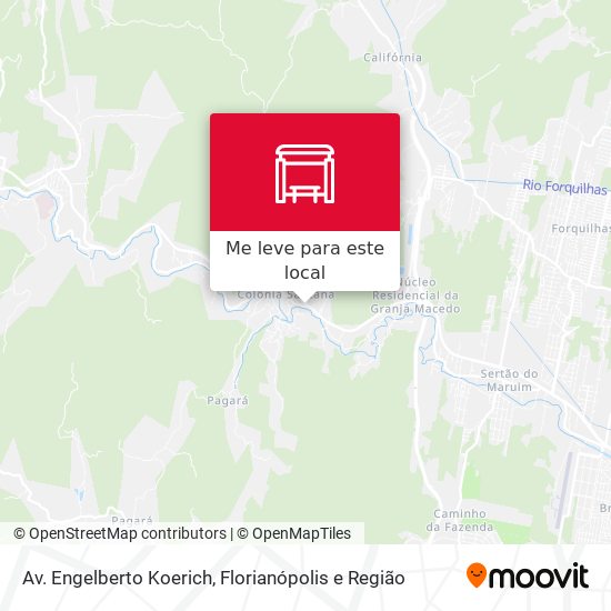 Av. Engelberto Koerich mapa
