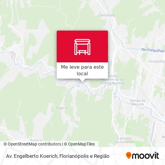 Av. Engelberto Koerich mapa