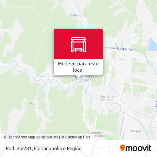 Rod. Sc-281 mapa
