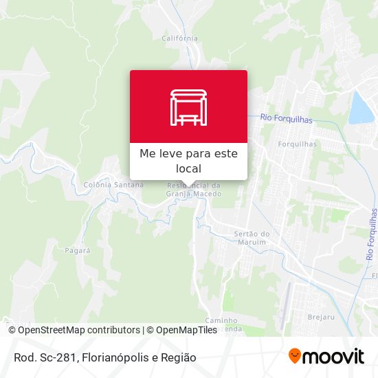 Rod. Sc-281 mapa
