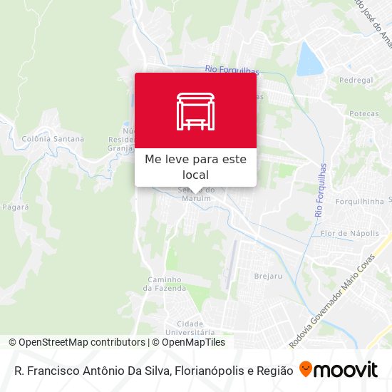 R. Francisco Antônio Da Silva mapa