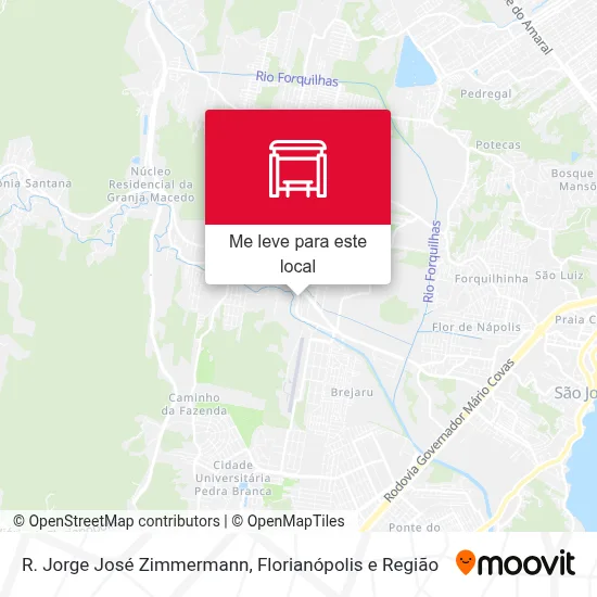 R. Jorge José Zimmermann mapa