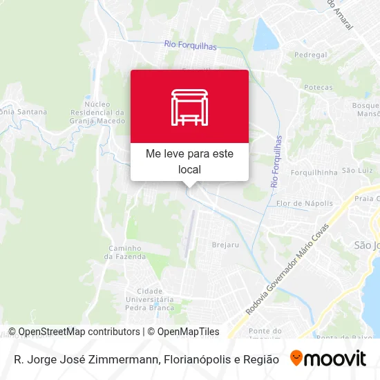 R. Jorge José Zimmermann mapa