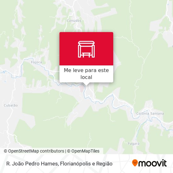 R. João Pedro Hames mapa