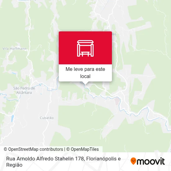Rua Arnoldo Alfredo Stahelin 178 mapa