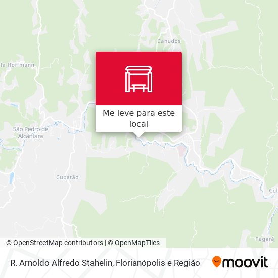 R. Arnoldo Alfredo Stahelin mapa