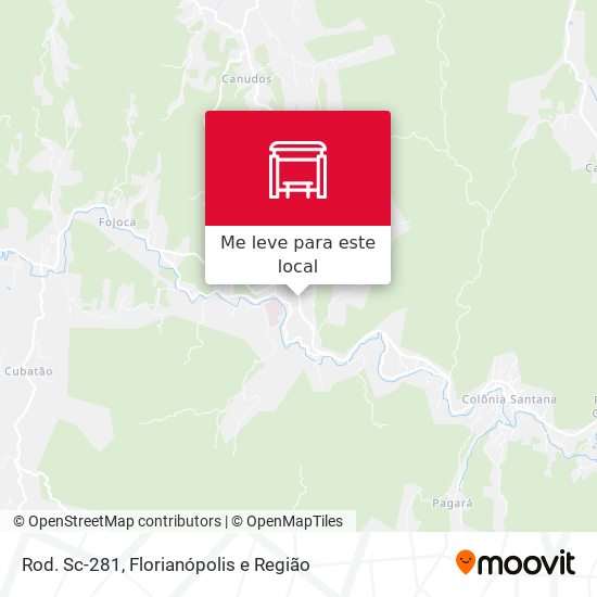 Rod. Sc-281 mapa