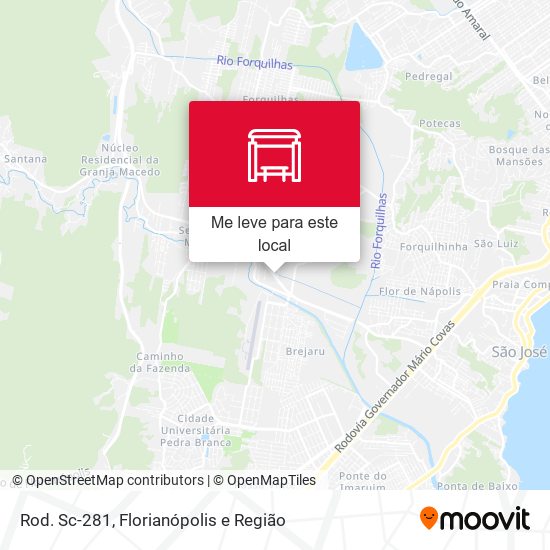 Rod. Sc-281 mapa
