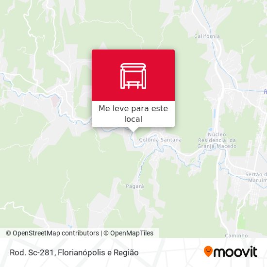 Rod. Sc-281 mapa