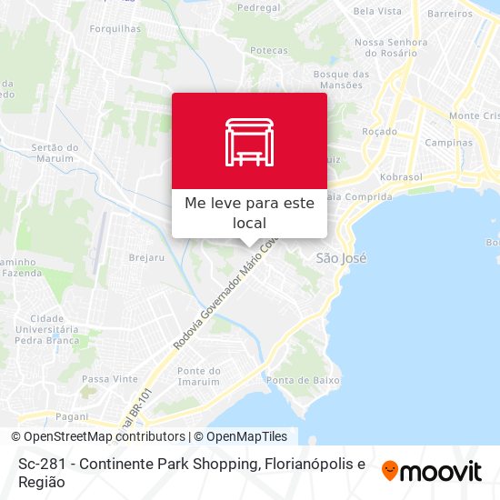 Sc-281 - Continente Park Shopping mapa