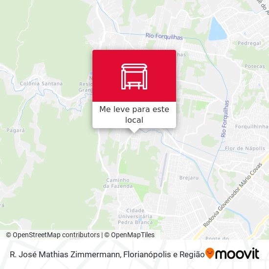 R. José Mathias Zimmermann mapa