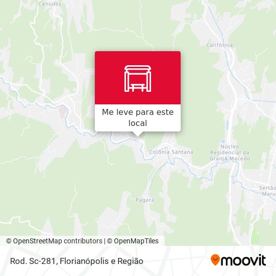 Rod. Sc-281 mapa
