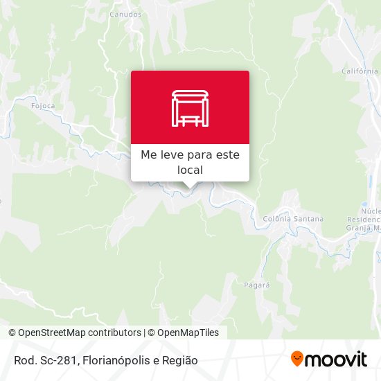 Rod. Sc-281 mapa