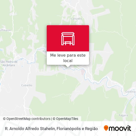 R. Arnoldo Alfredo Stahelin mapa