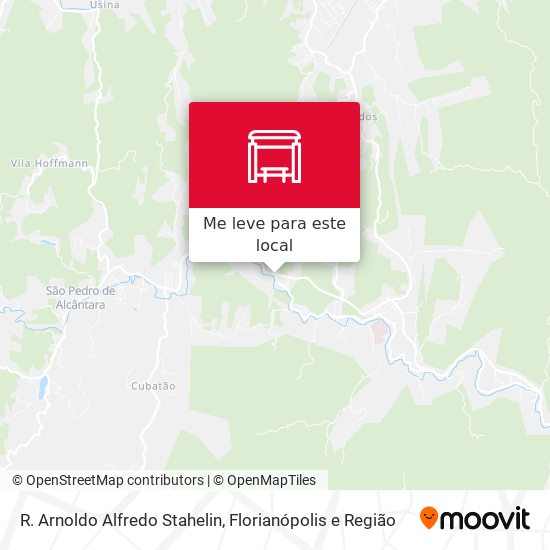 R. Arnoldo Alfredo Stahelin mapa